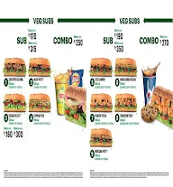 Subway menu 6