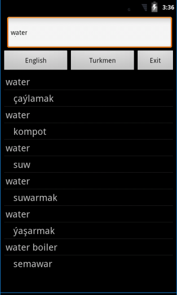 Turkmen English Dictionary - 8.6 - (Android)