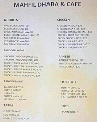 Indian Dhaba & Cafe menu 2