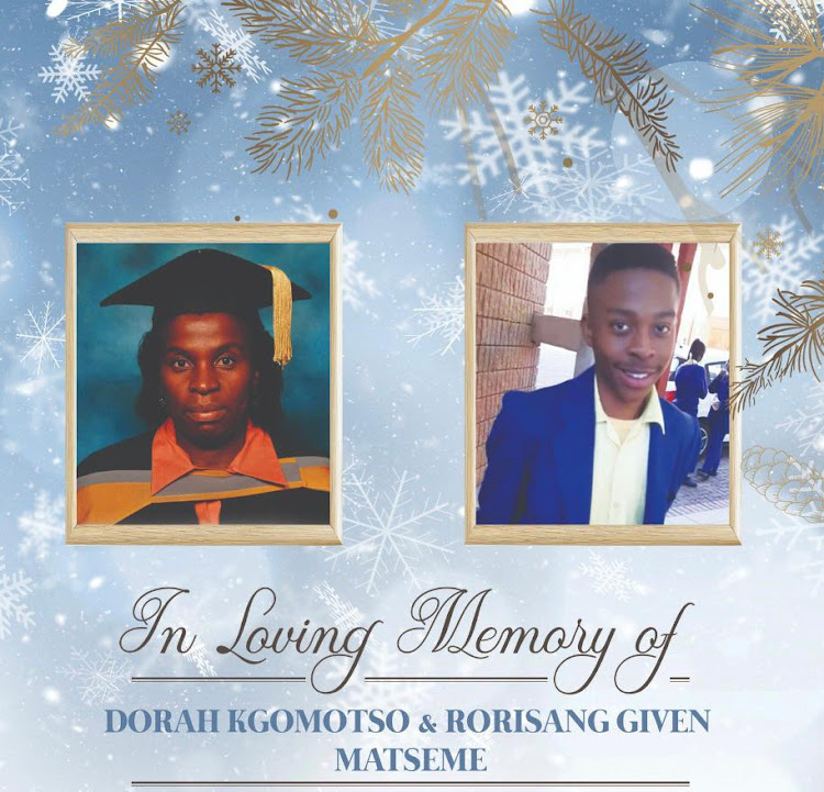 Dorah and Rorisang were brutally murdered and four suspects were arrested in connection with the crime.