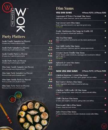 House Of Wok- Chef Cart menu 