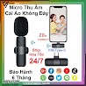 Mic Thu Am Livestream Khong Day Mini Cho Điện Thoại Micro Không Dây Cài Áo Thu Âm Khử Tiếng Ồn Dùng Cho Hội Nghị