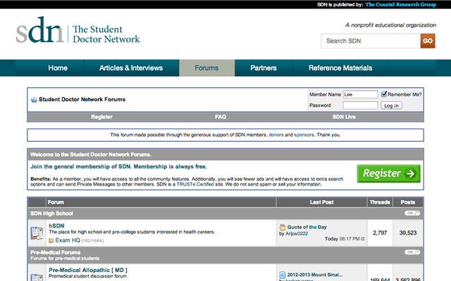 SDN Forums chrome extension