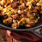 Sausage Cornbread Stuffing Recipe was pinched from <a href="http://www.tasteofhome.com/recipes/sausage-cornbread-stuffing" target="_blank">www.tasteofhome.com.</a>