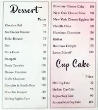 The Mithai Co. menu 1