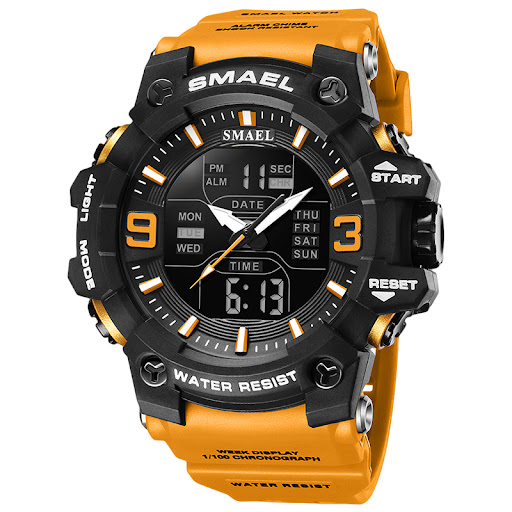 Title 7, Sports waterproof electronic watch with multi-f...