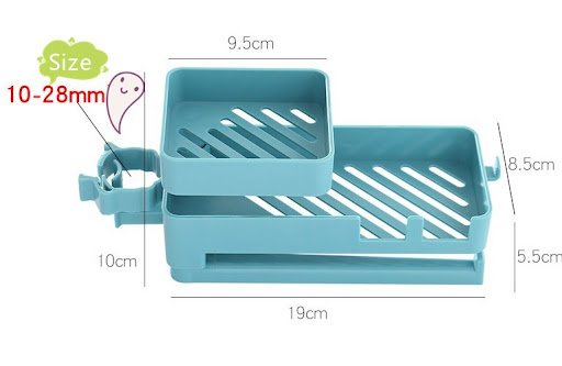 Title 1, Multifunctional faucet drain rack. Organizes sp...