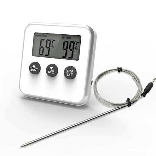Title 1, Baked Oven Roast Electronic Food Thermometer. A...