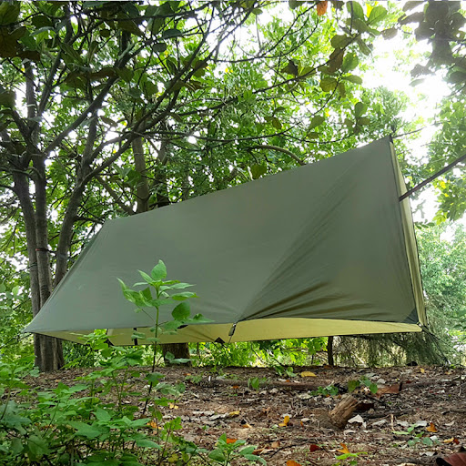 Title 6, Poleless Outdoor Camping Tent Hammock Awning Su...