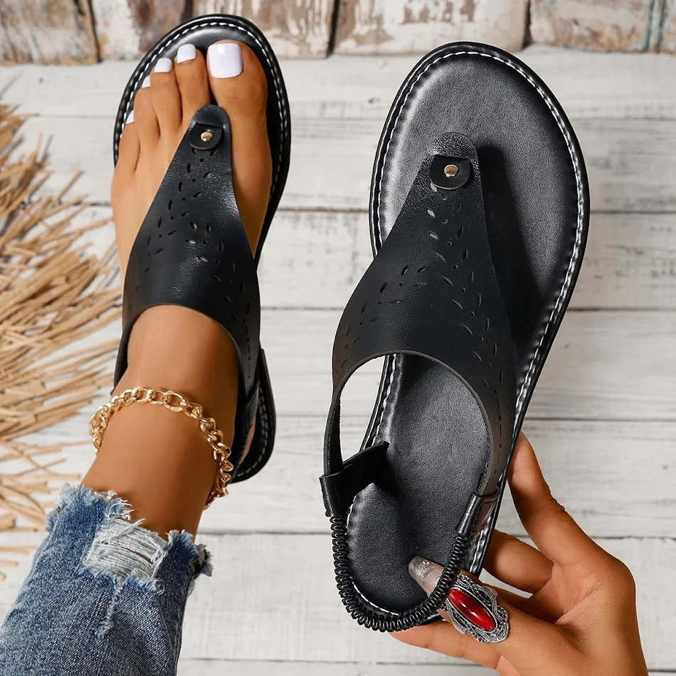 Sandalias Planas Casuales para Mujer Antideslizantes Ideales para el Verano Comodidad y Estilo en Cada Paso Perfectas para el Uso Diario