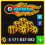 Cover Image of Download Coins For 8 Ball Pool Prank 2.0 APK