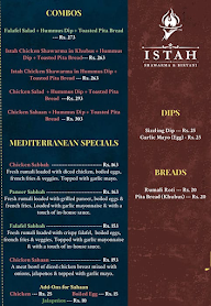 Istah - Shawarma & Biryani menu 2