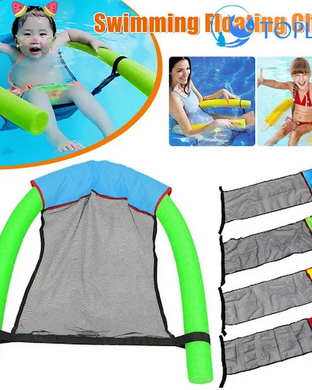 Foldable Floating Water Hammock Float Lounger Inflatable ... - 0