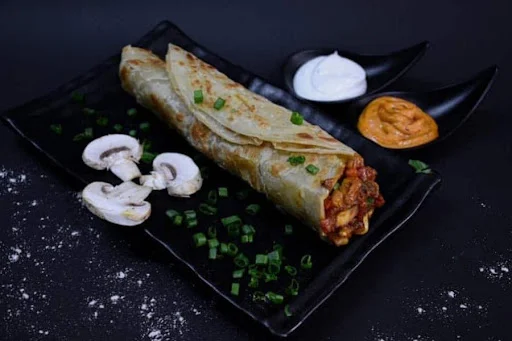 Mushroom Masala Wrap