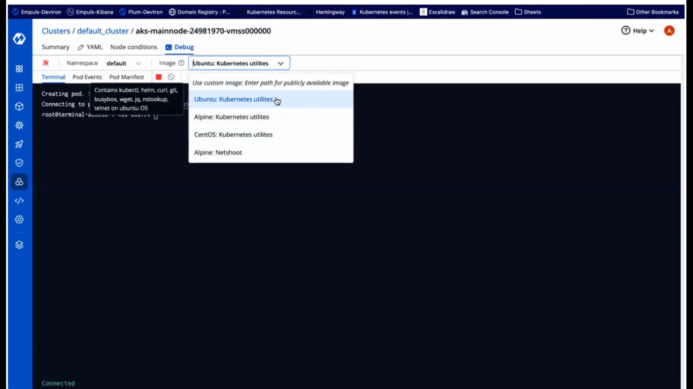 Cluster Terminal Access