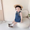 Đầm Yếm Jean Áo Sọc 7 - 17Kg