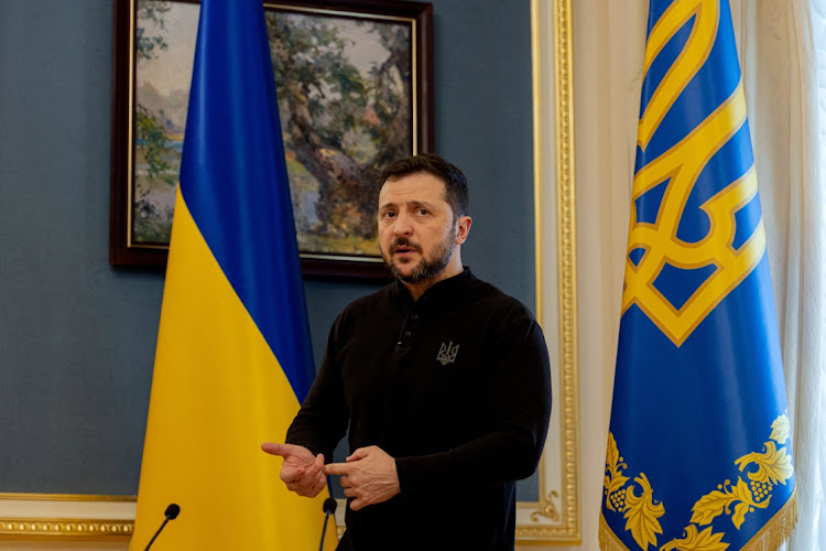 Ukrainan President Volodymyr Zelenskiy. Picture: TETIANA DZHAFAROVA/REUTERS