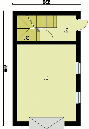 G4 - Rzut garażu