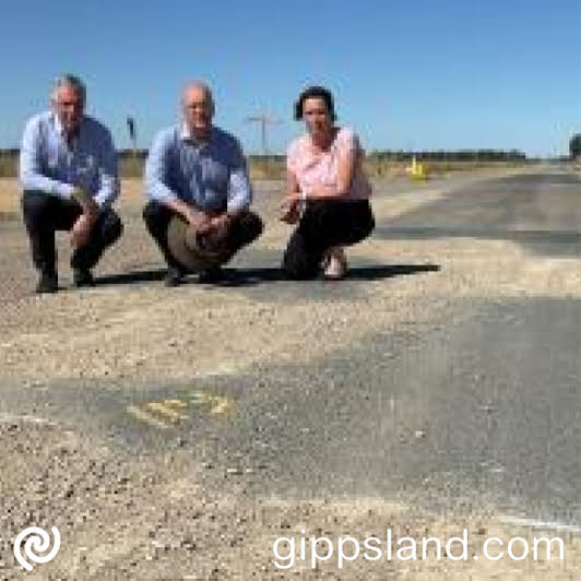 The Nationals Leader Peter Walsh, Shadow Minister for Roads Danny O'Brien and Member for Northern Victoria Gaelle Broad