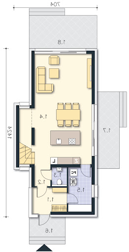 Tanger DCP375 - Rzut parteru