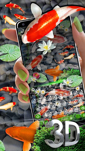 Therapeutic Koi Fish Keyboard