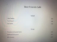 Best Friends Cafe menu 1