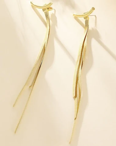 Tassel oorbellen in minimalistische - 1