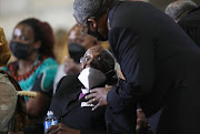  Archbishop Emeritus Desmond Tutu at his 90th birthday celebration at St George's Cathedral in Cape Town.
