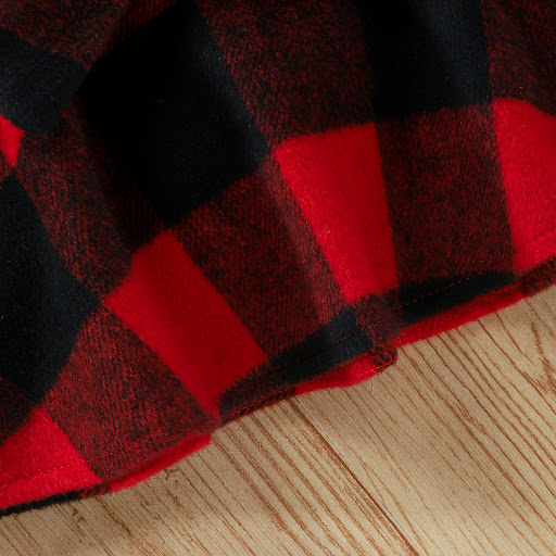 Title 10, Black and Red Plaid Baby Dress. Perfect for spe...