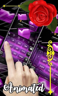 Digital Purple 3D Keyboardのおすすめ画像4