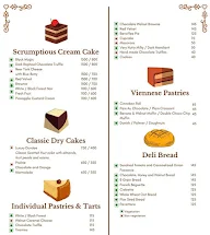 Cake Confessions menu 1