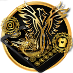 Cover Image of ダウンロード Eagle Luxury Gold Launcher Theme Live HD Wallpaper 1.0 APK