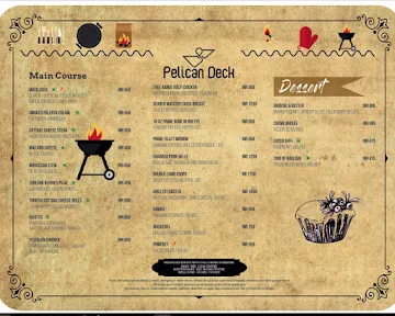 Pelican Deck - Sheraton Grand menu 