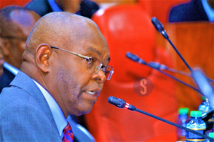 Central Bank governor Kamu Thugge answers questions when they appeared before the ad hoc Worldcoin inquiry committee in parliament on September.5th.2023.