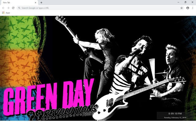 Green Day New Tab & Wallpapers Collection