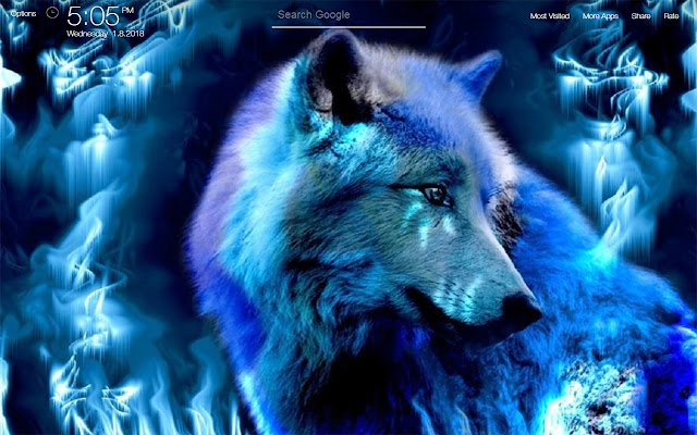 Wolf FullHD New Tab Wallpapers