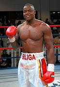 Heavyweight boxer Justice 'Venda Viper' Siliga. 