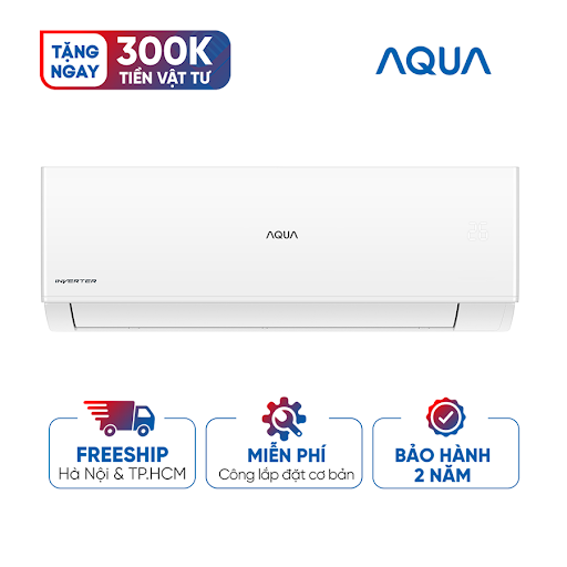 Máy lạnh Aqua Inverter 1 HP AQA-RV9QC