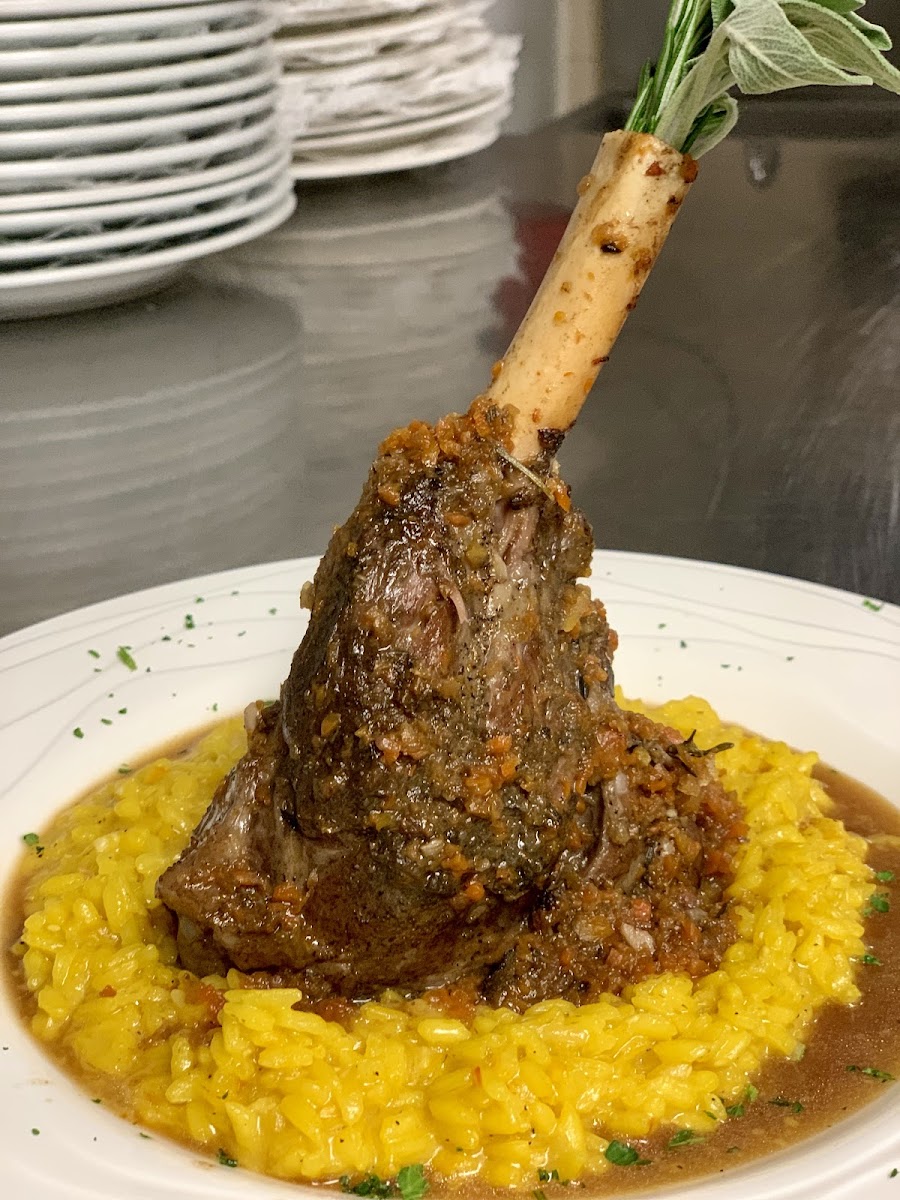 Gluten Free Lamb Shank Osso Bucco