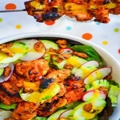 Chicken Tawa Tandoori Salad Bowl