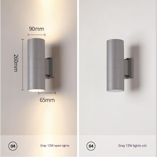 Title 8, Waterproof Up and Down Spotlight. Versatile out...