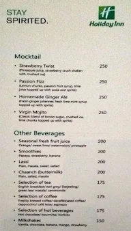 Lounge Bar - Holiday Inn menu 5