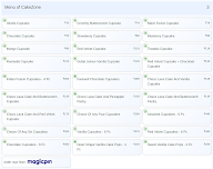 CakeZone menu 3