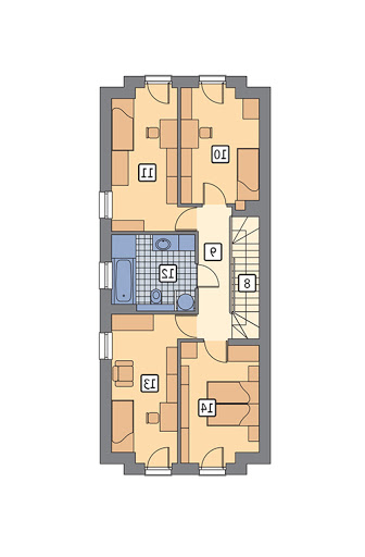 Stosowny - wariant I - M235a - Rzut piętra