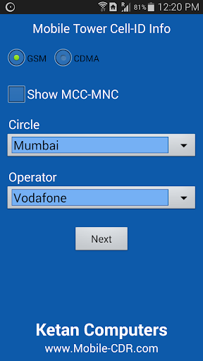 Cell id info