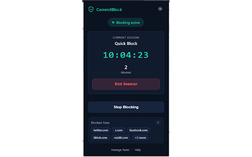 CommitBlock screenshot 1