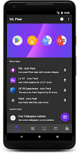 Oil Pixel - Icon Pack Tangkapan layar
