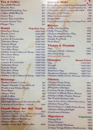 Golden Cafe menu 1