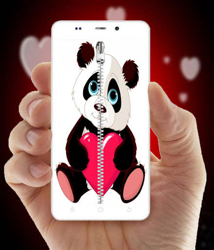 Panda Love Zipper Lock 2016