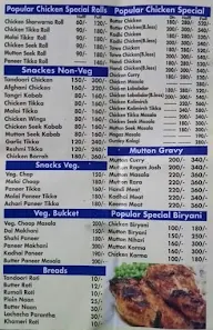 Popular Chicken menu 1